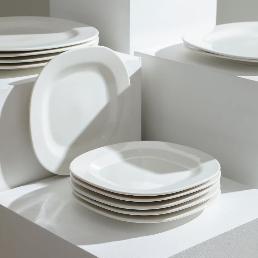 Quadro 4 pcs Salad Plate Set