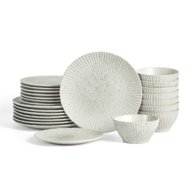 Stone Lain Arlo 24 pcs Dinnerware Set, White