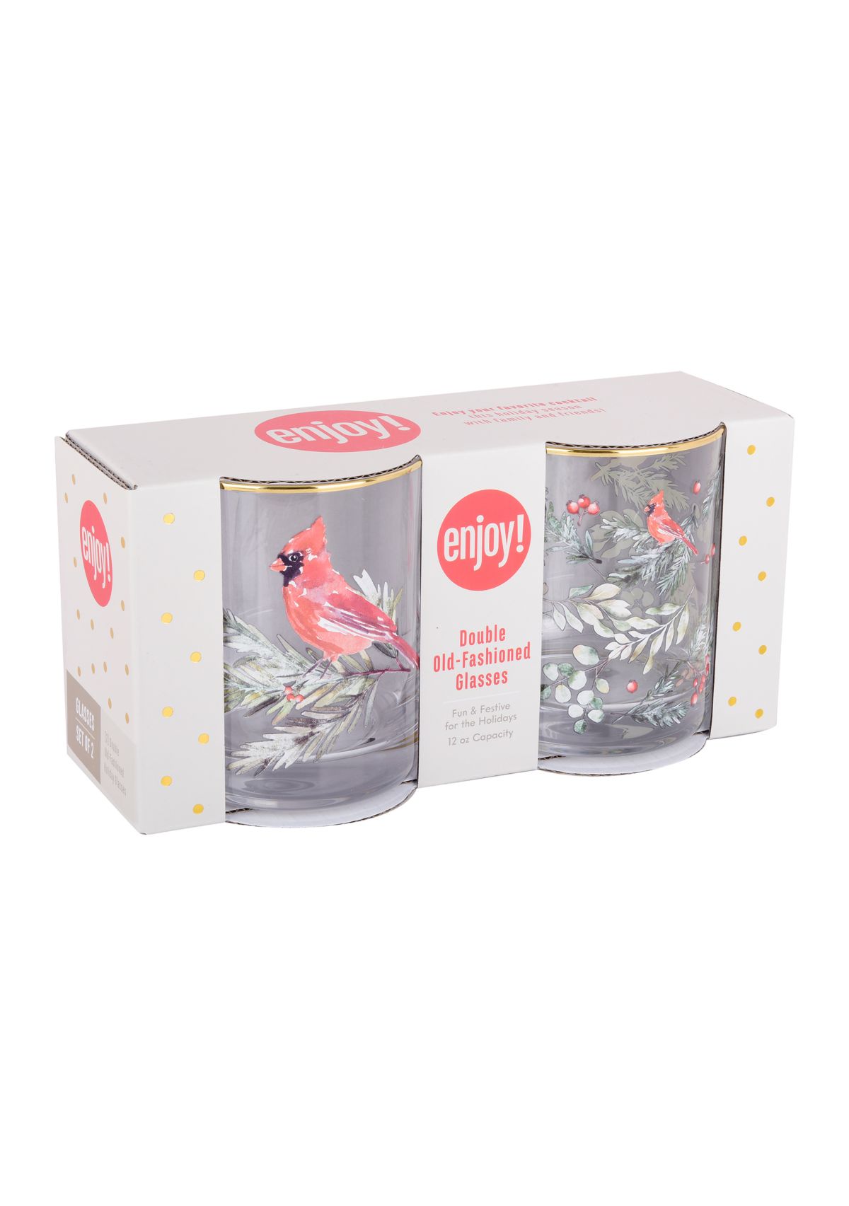 Set of 2 Cardinal DOF Glasses