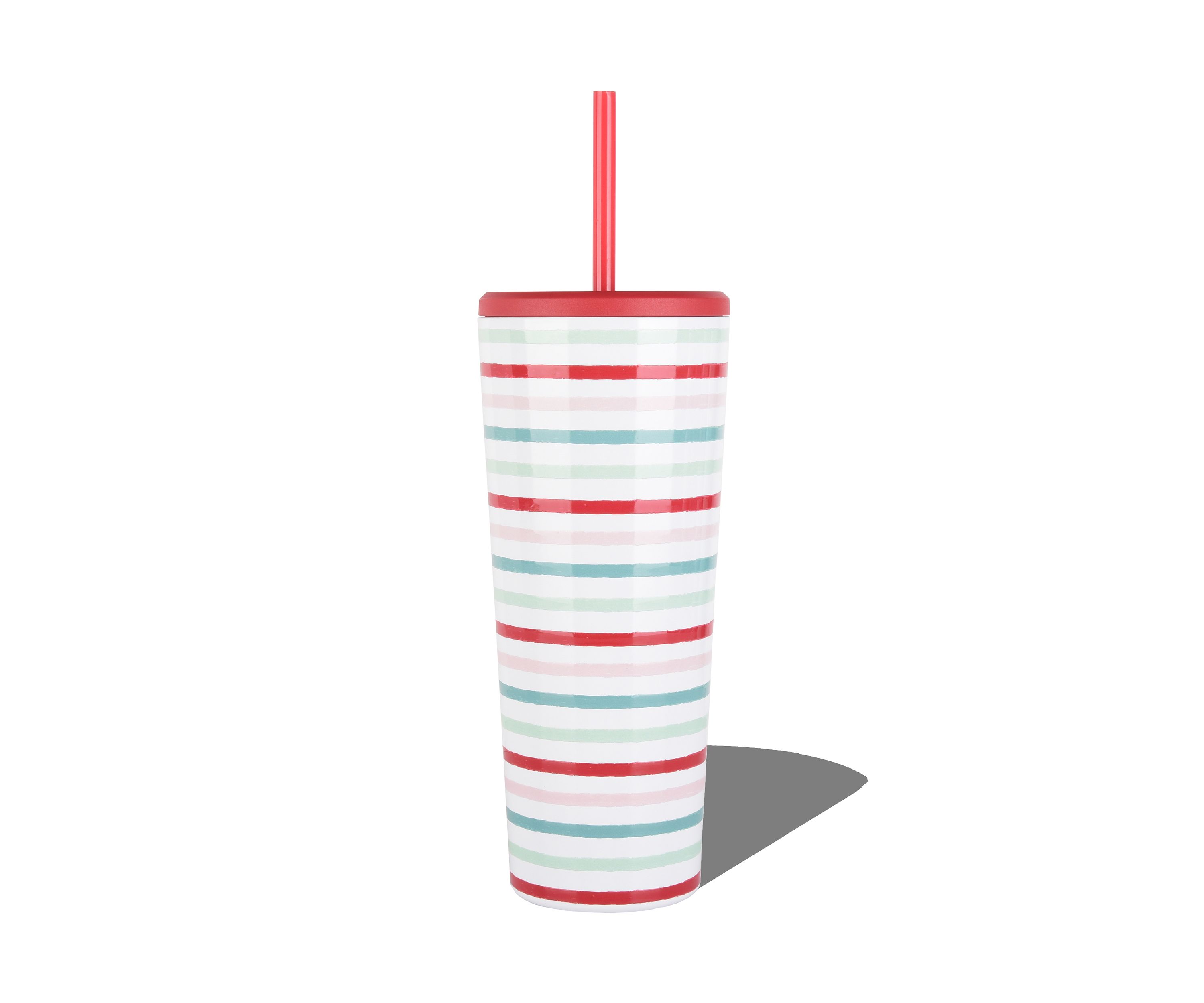 Candy Cane Stripe 24 Ounce Tumbler