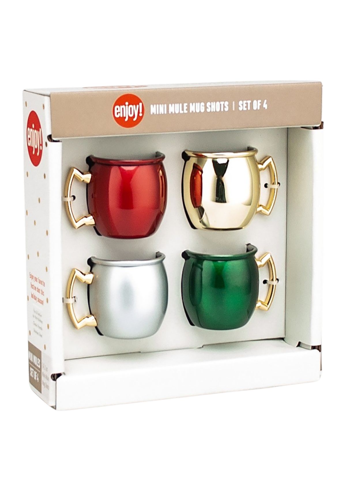 Mini Moscow Mule Shot Glass Set
