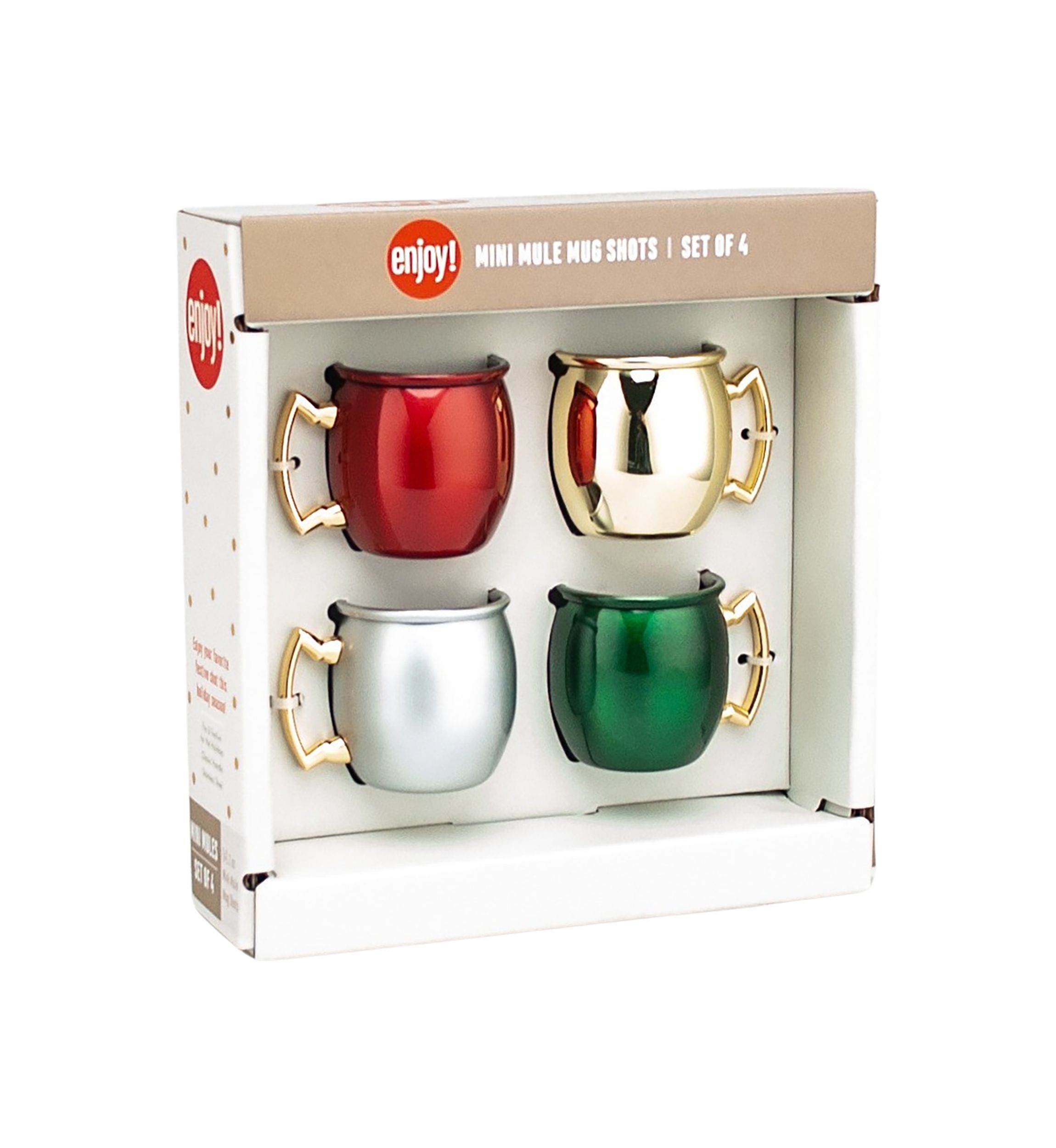 Mini Moscow Mule Shot Glass Set