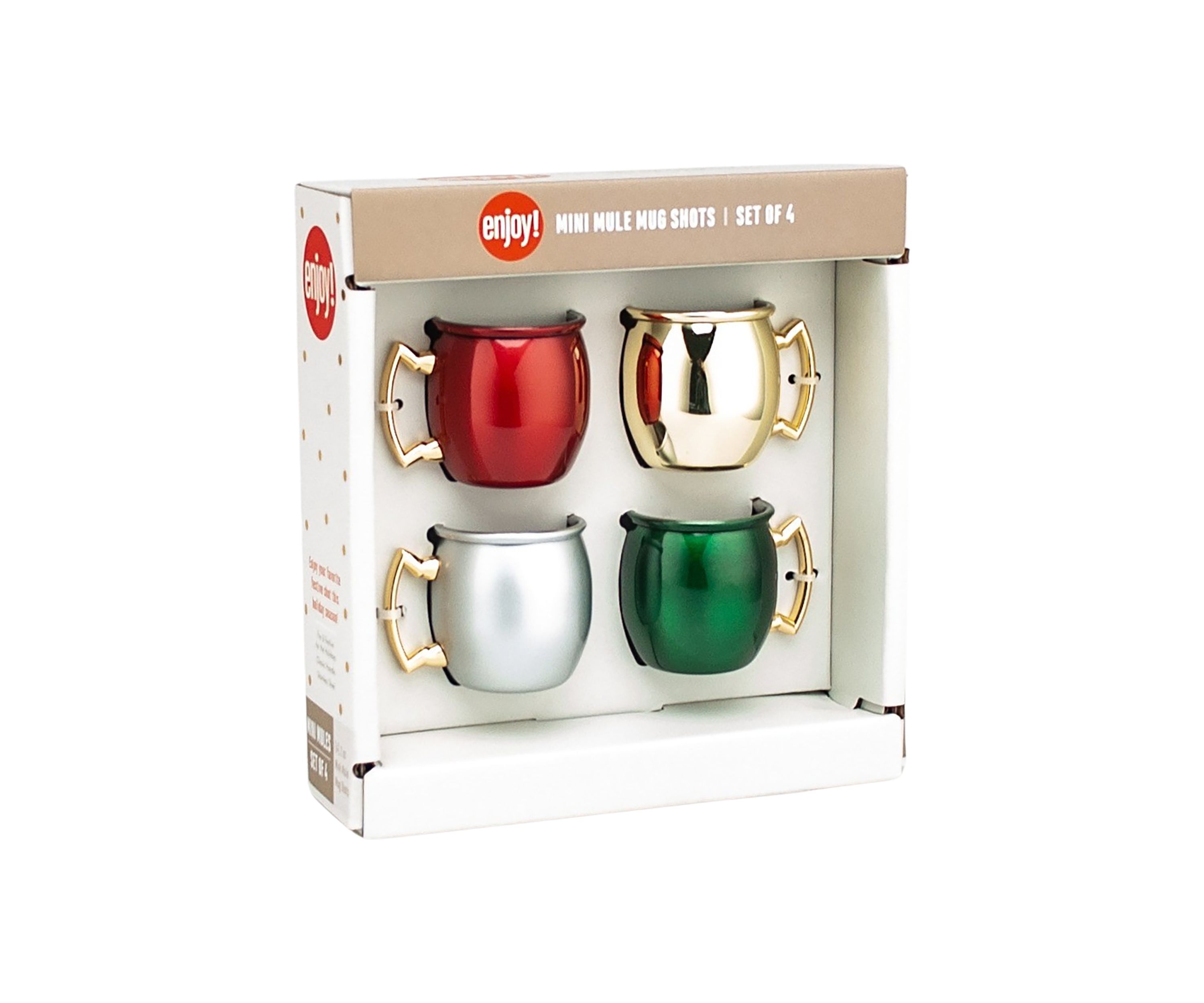 Mini Moscow Mule Shot Glass Set