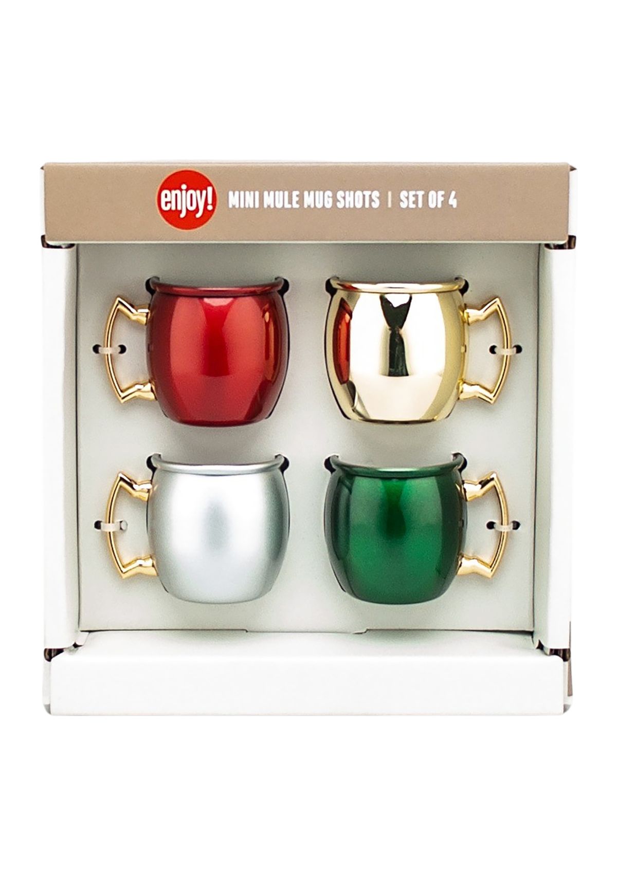 Mini Moscow Mule Shot Glass Set