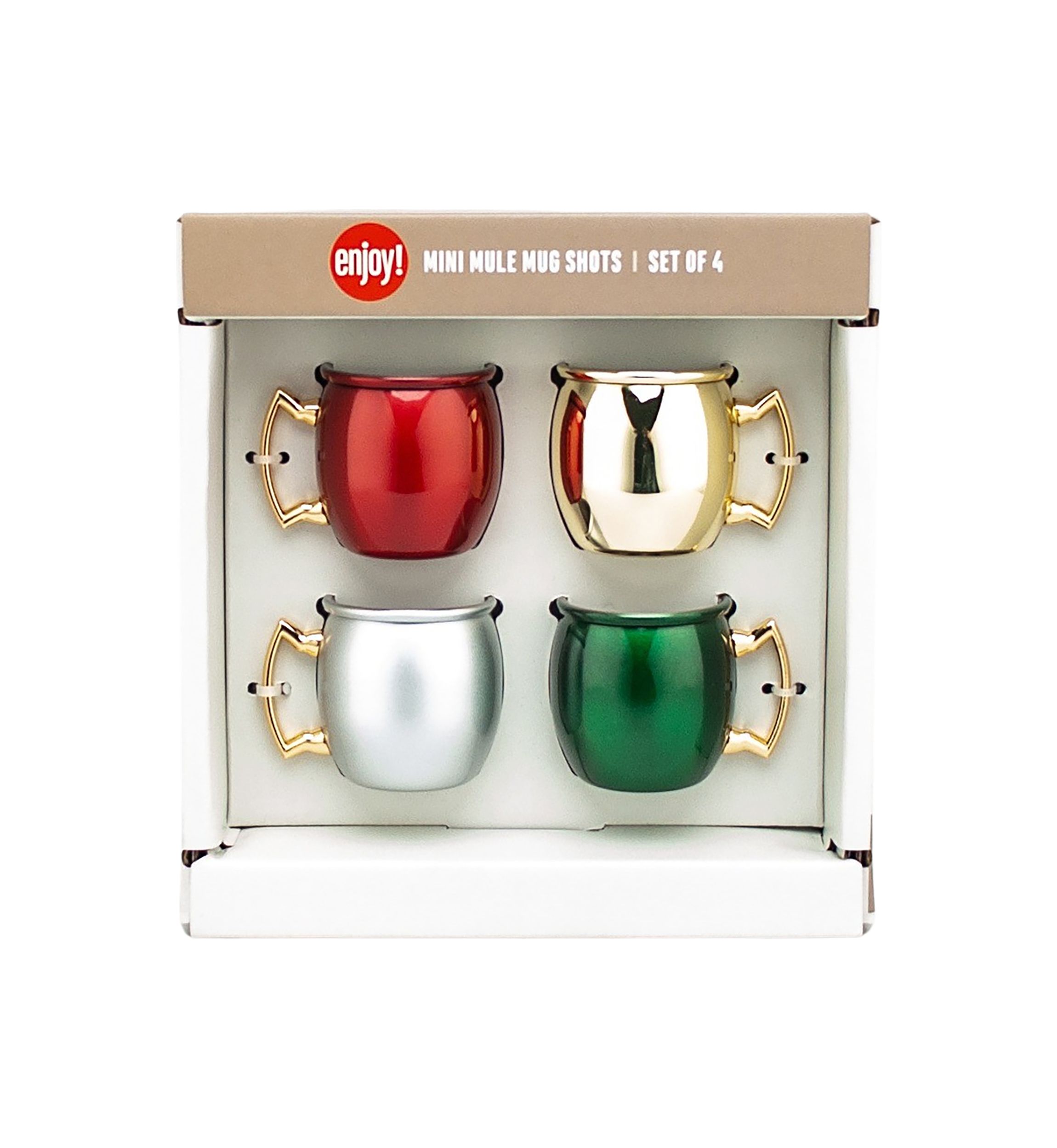 Mini Moscow Mule Shot Glass Set