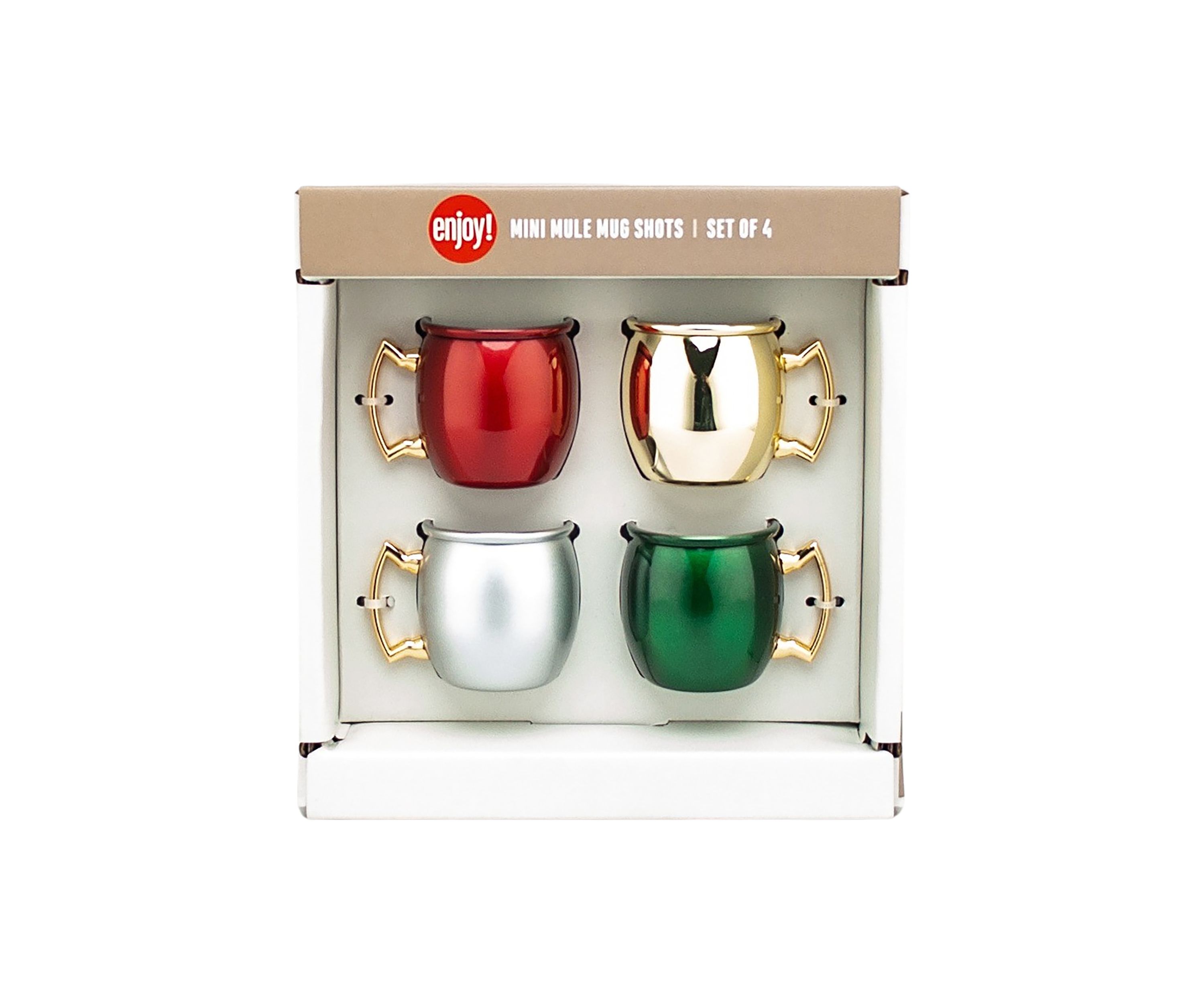 Mini Moscow Mule Shot Glass Set