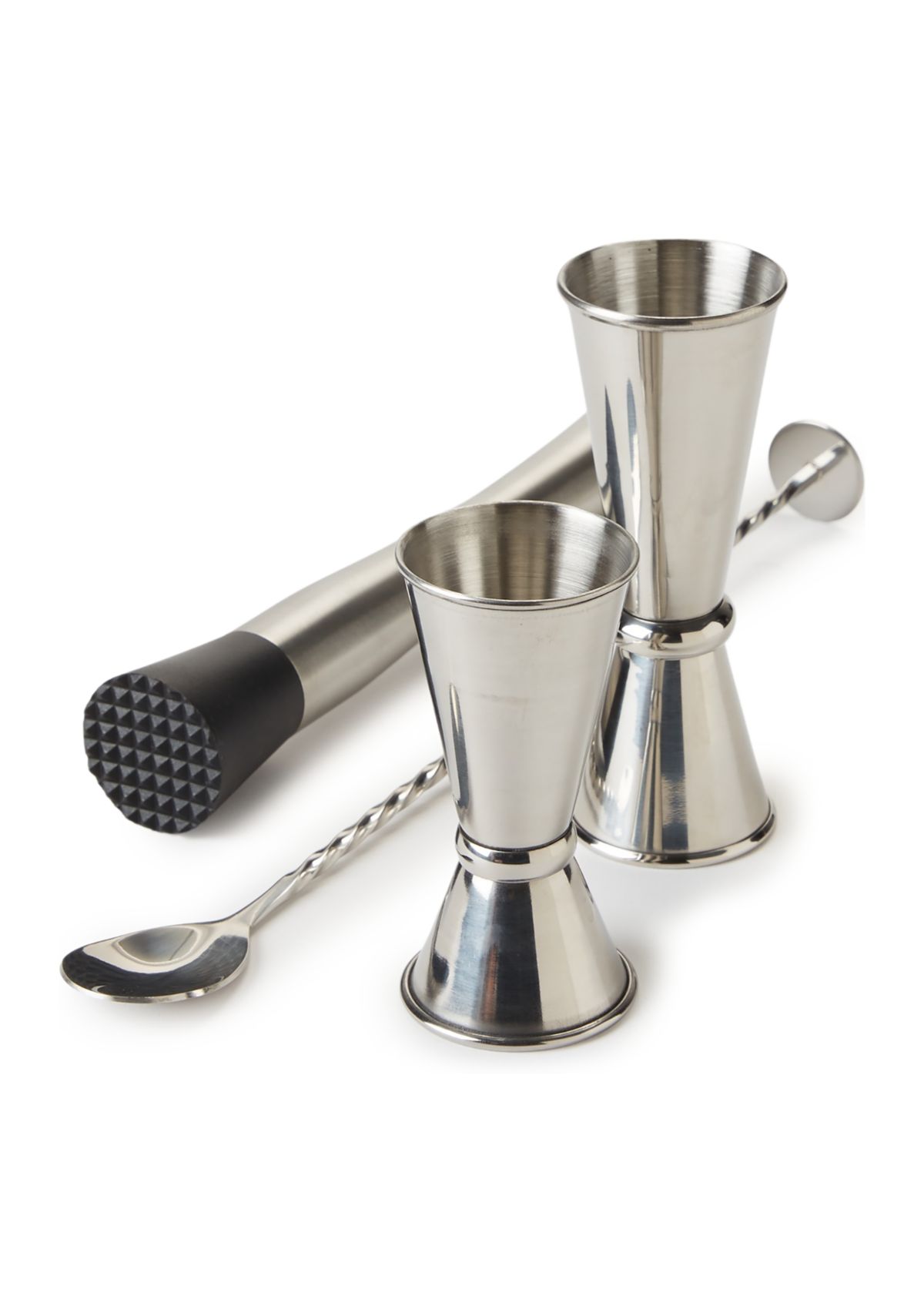 6-Piece Boston Silver Muddler Set