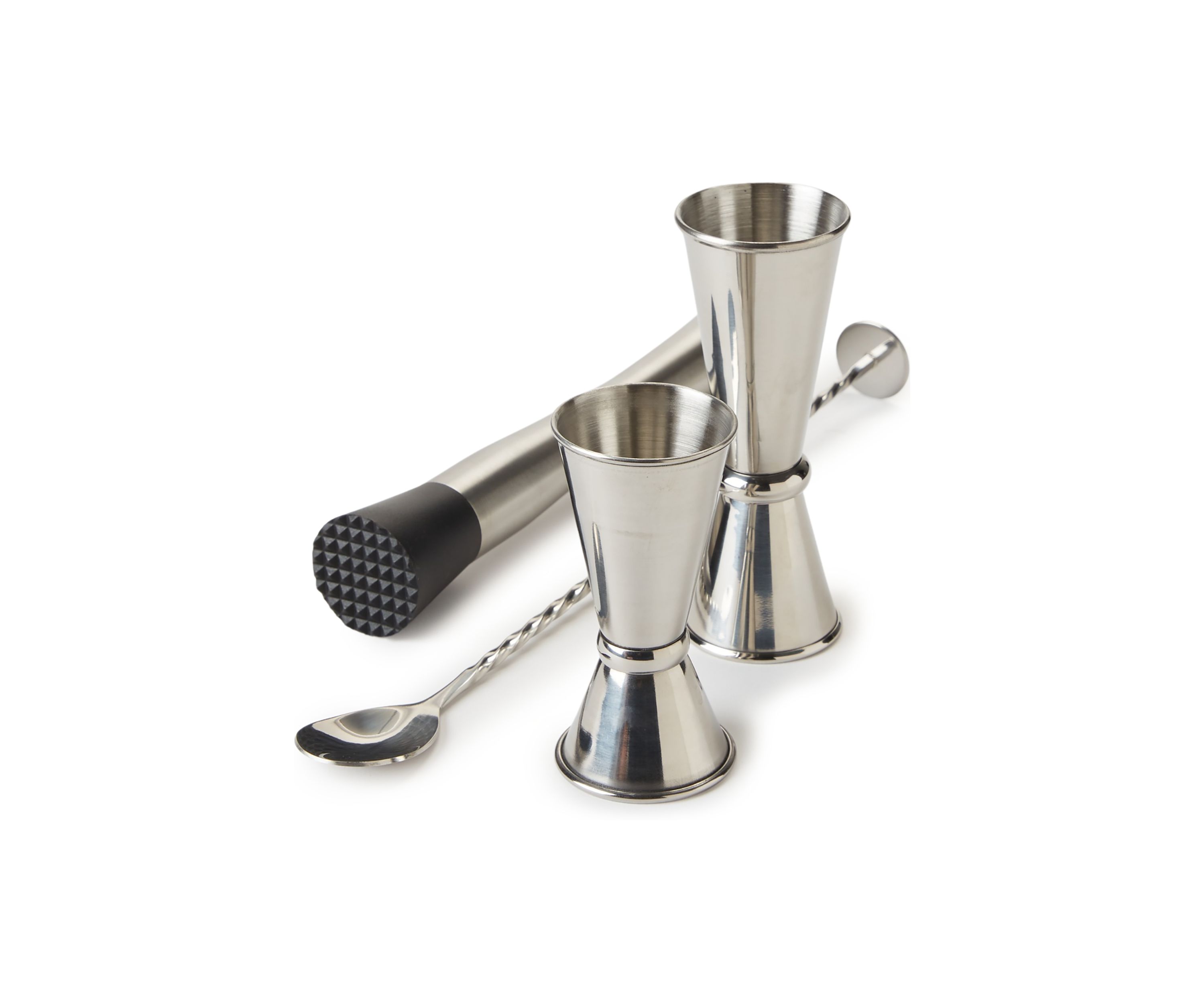 6-Piece Boston Silver Muddler Set
