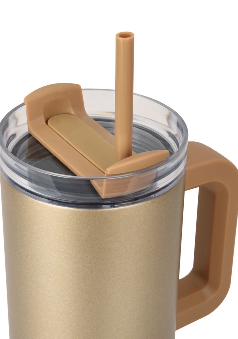 30oz Iridescent Insulated Tumbler with Handle