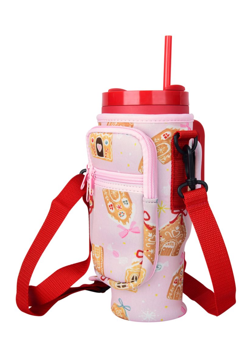 Gingerbread House Sip and Sling Drink Carrier 