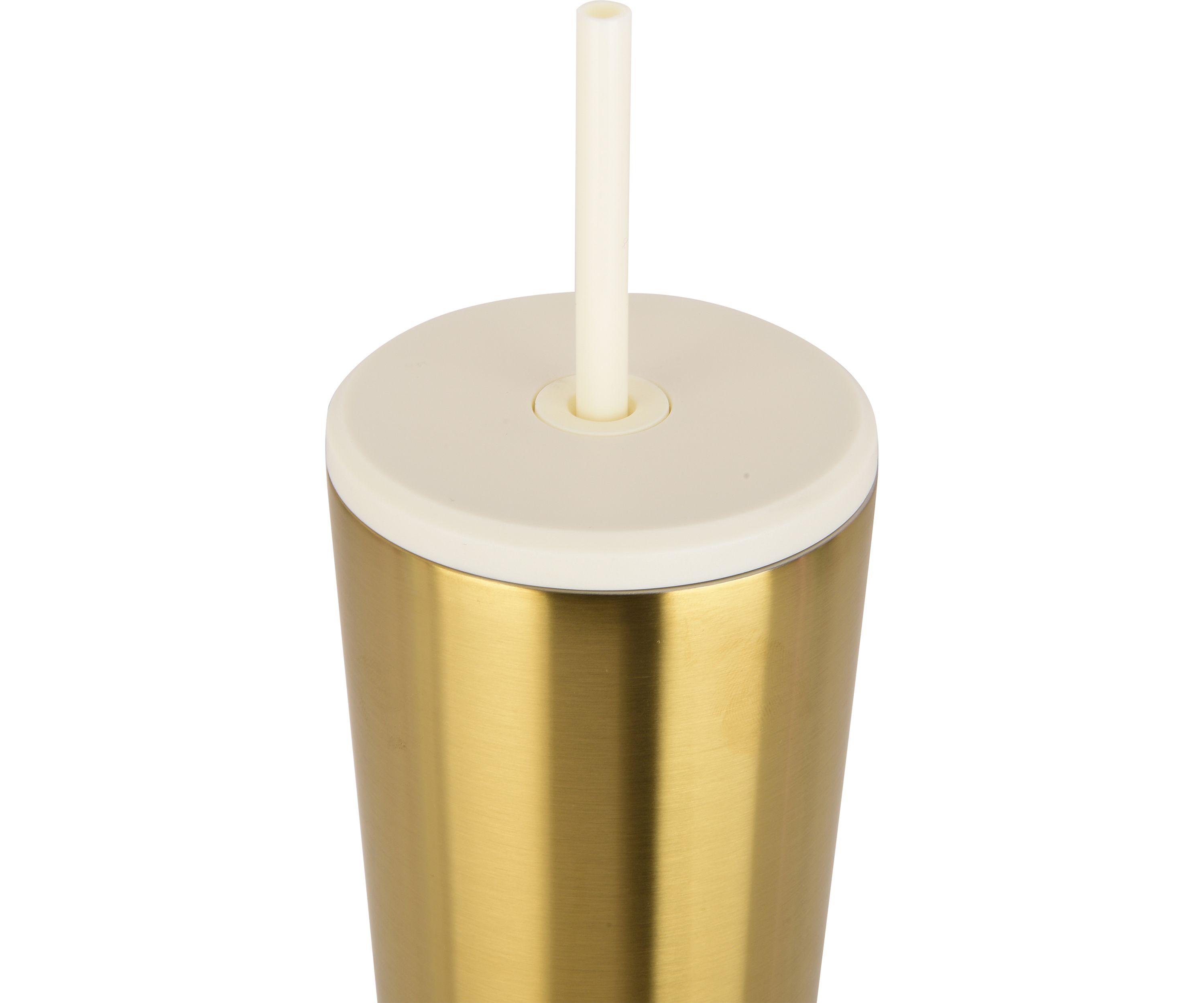 24 oz Straw Tumbler - Gold PVD