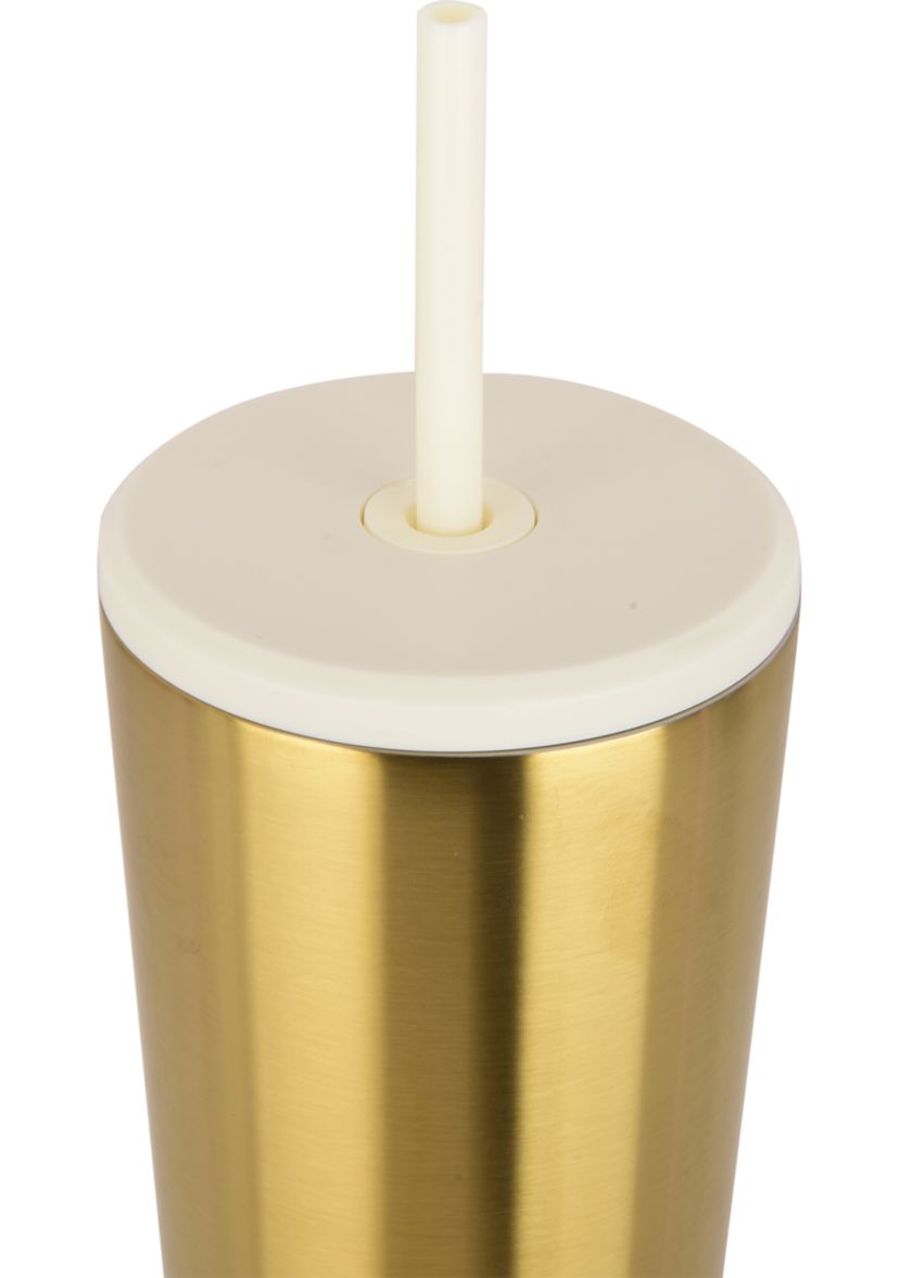 24 oz Straw Tumbler - Gold PVD