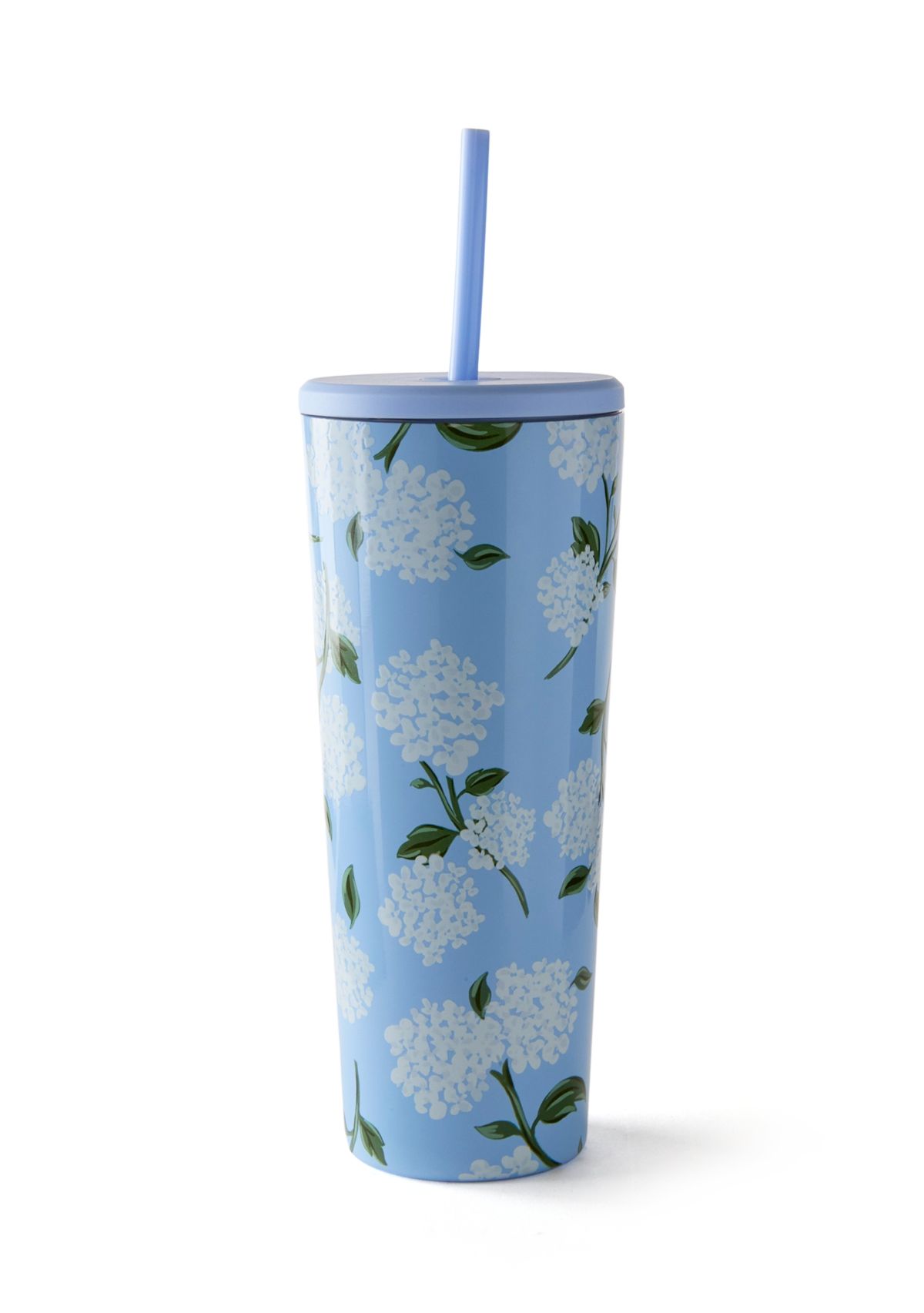 24 Ounce Blue Hydrangea Wanderer Tumbler
