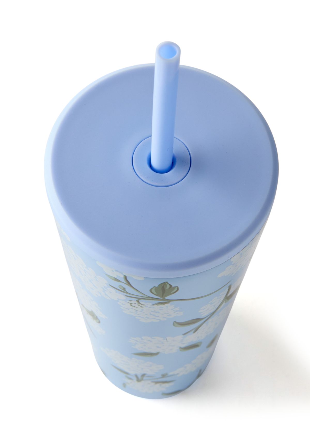24 Ounce Blue Hydrangea Wanderer Tumbler