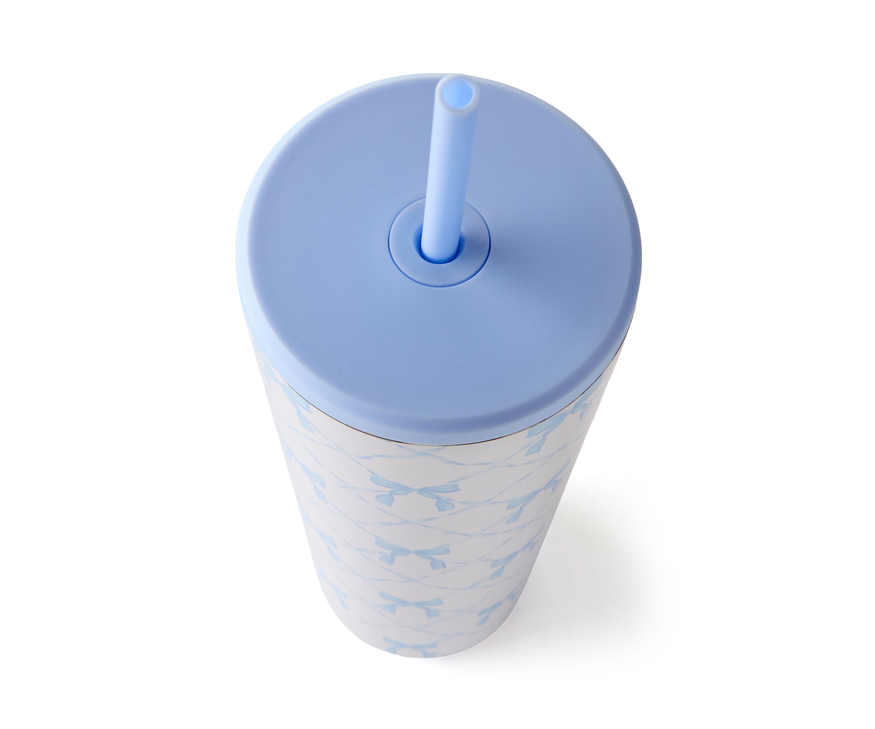 24 Ounce Blue Bows Wanderer Tumbler