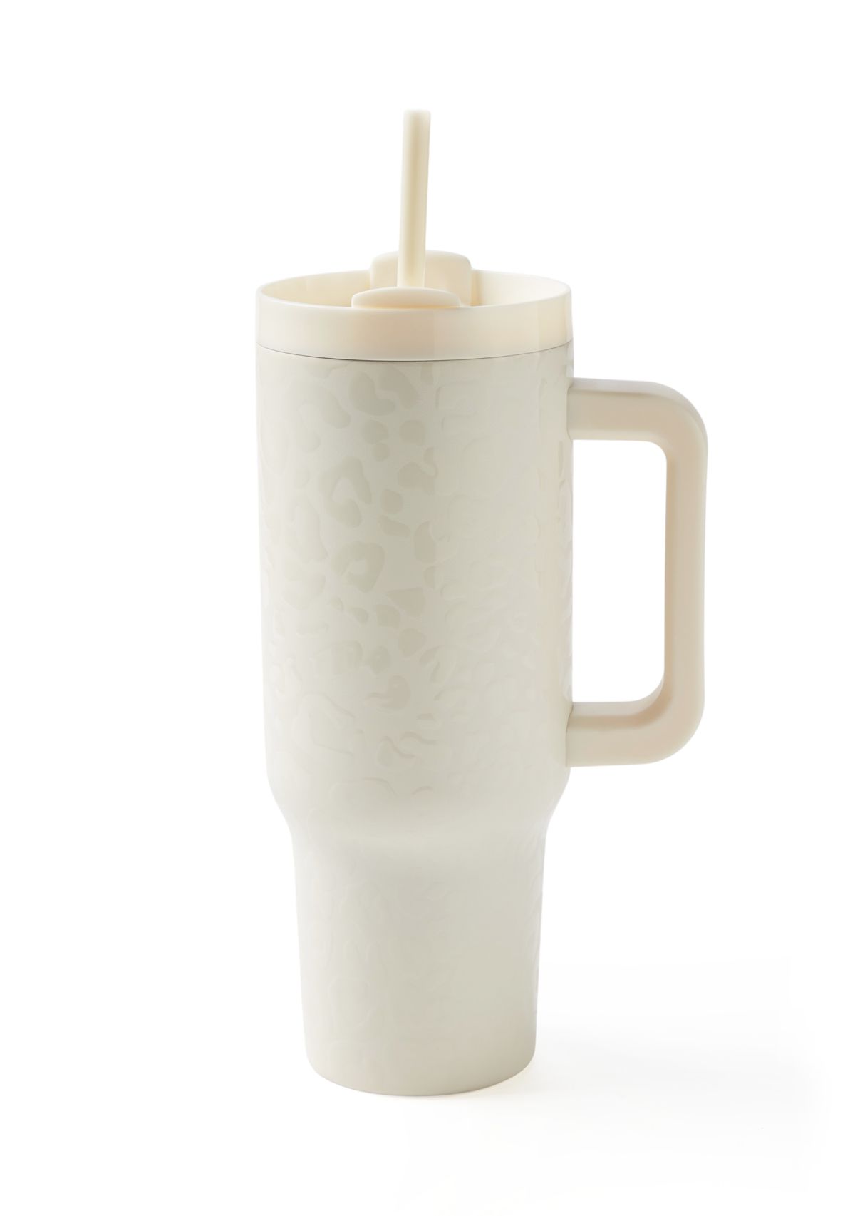 Animal Print Cream 40 oz Tumbler