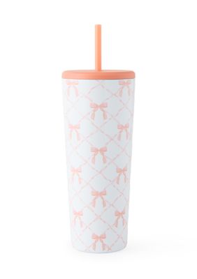 go 24 oz Straw Tumbler, Orange, 24 Ounces