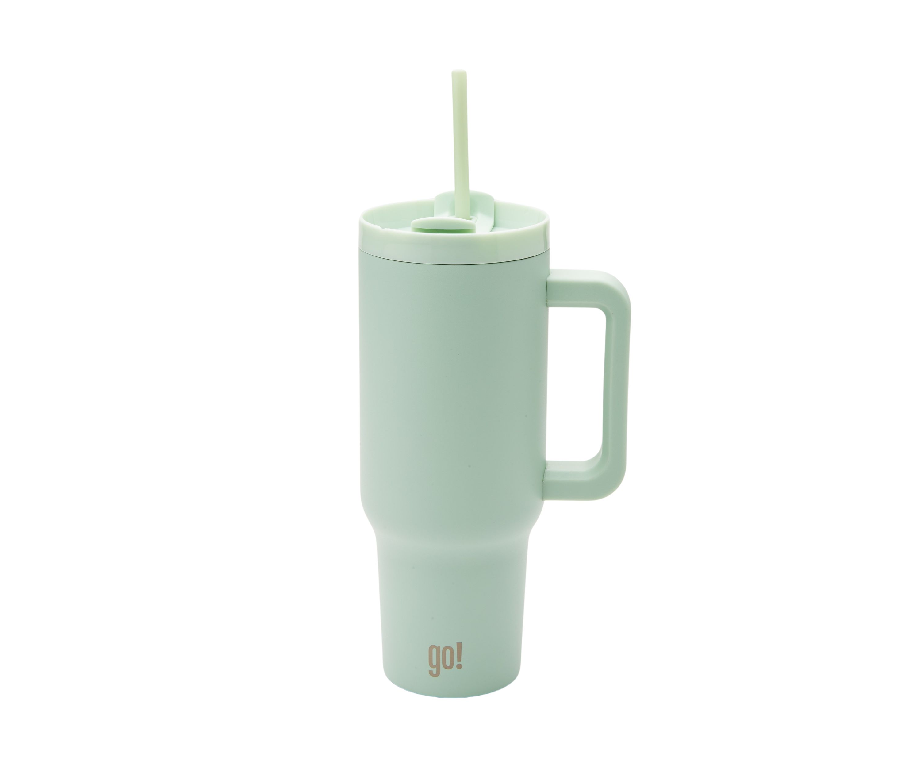 40 oz Solid Color Insulated Tumber with Handle