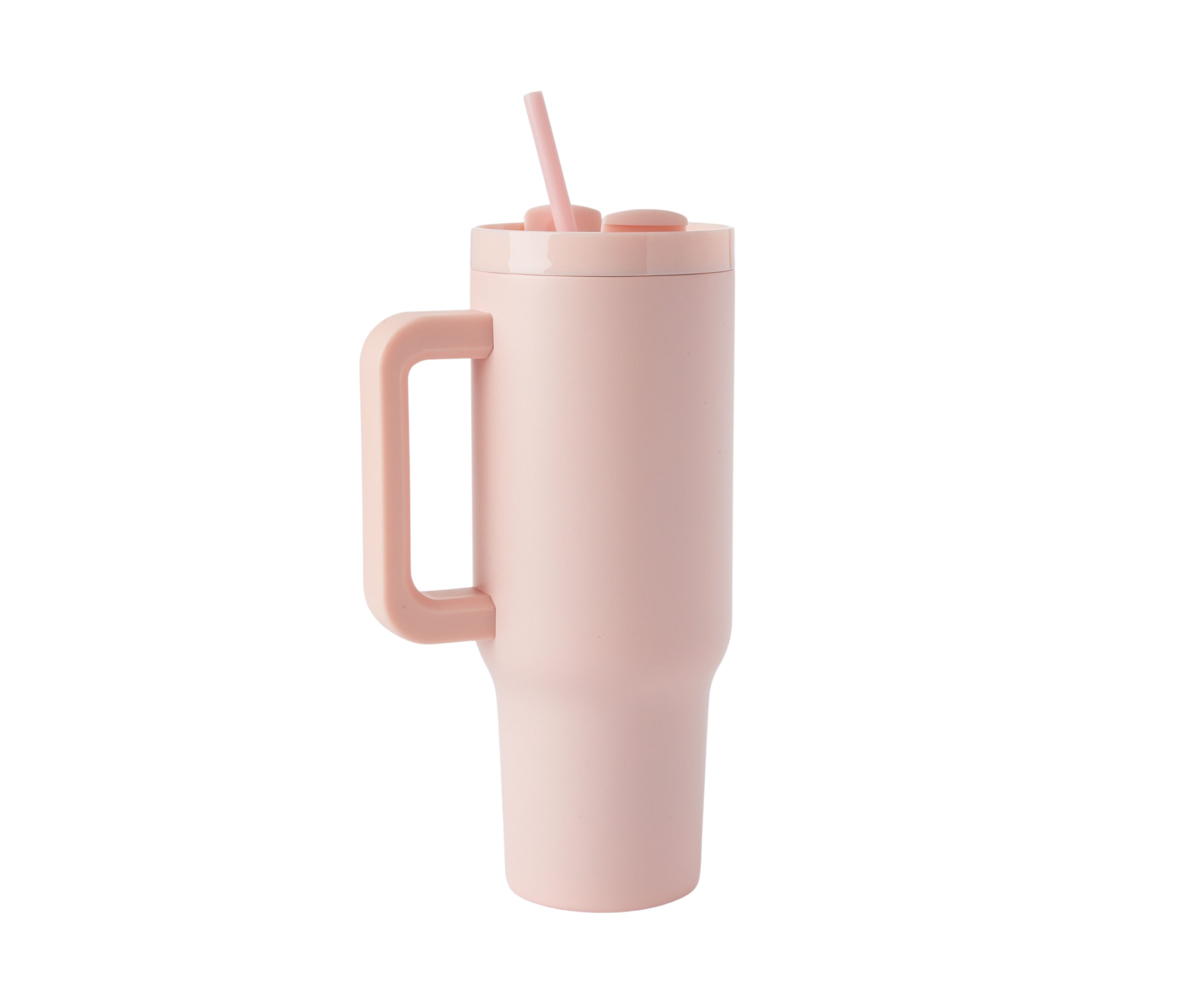 40 oz Solid Color Insulated Tumber with Handle