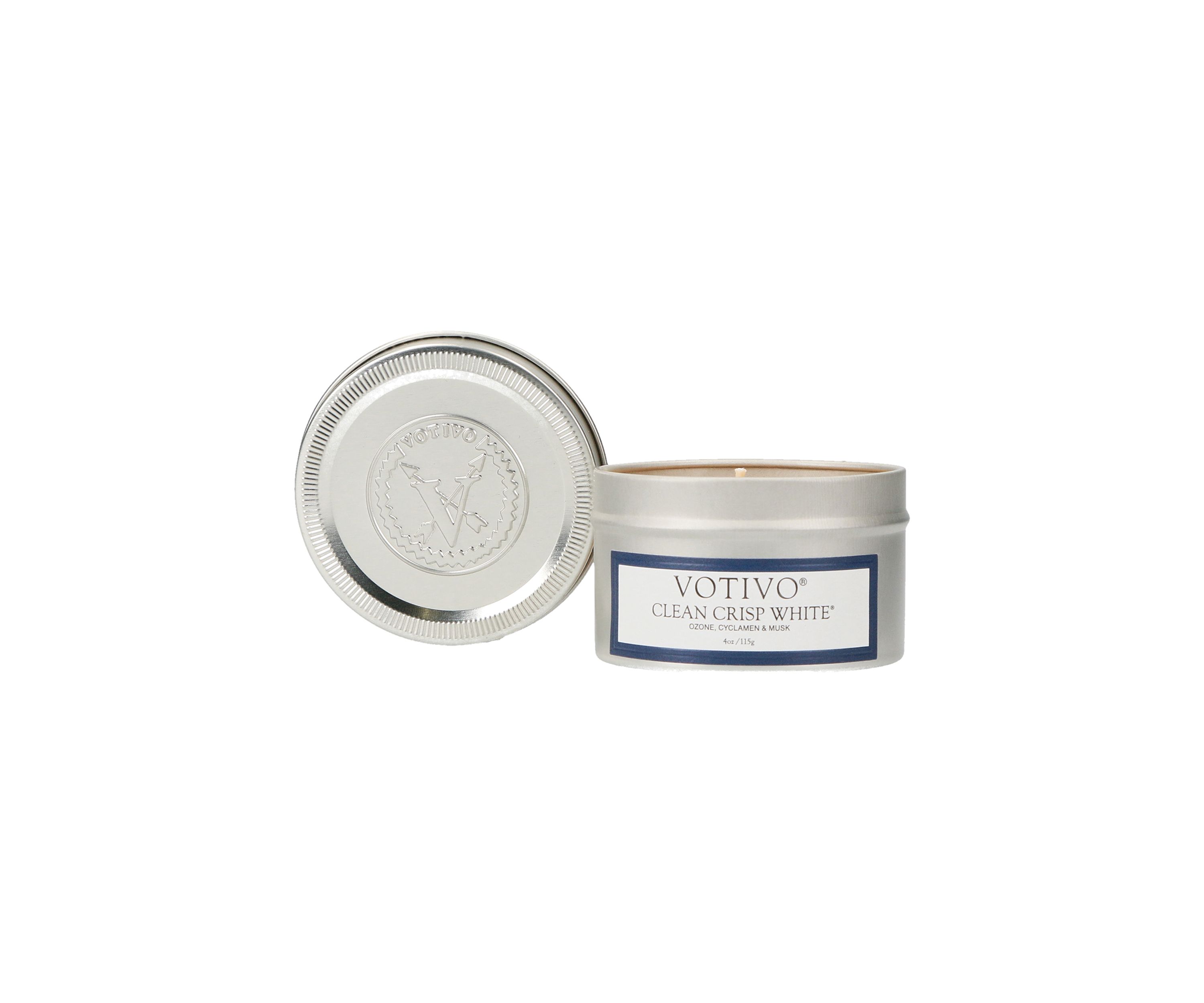 Travel Tin White Clean Crisp Candle