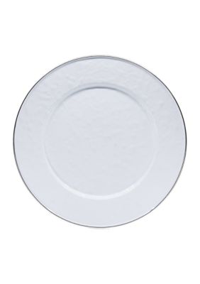 Solid White Dinner Plate