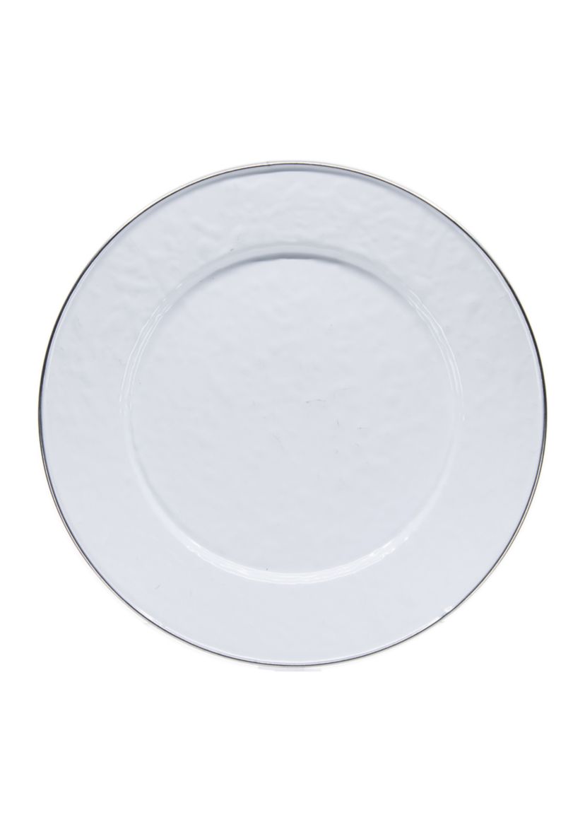Solid White Dinner Plate