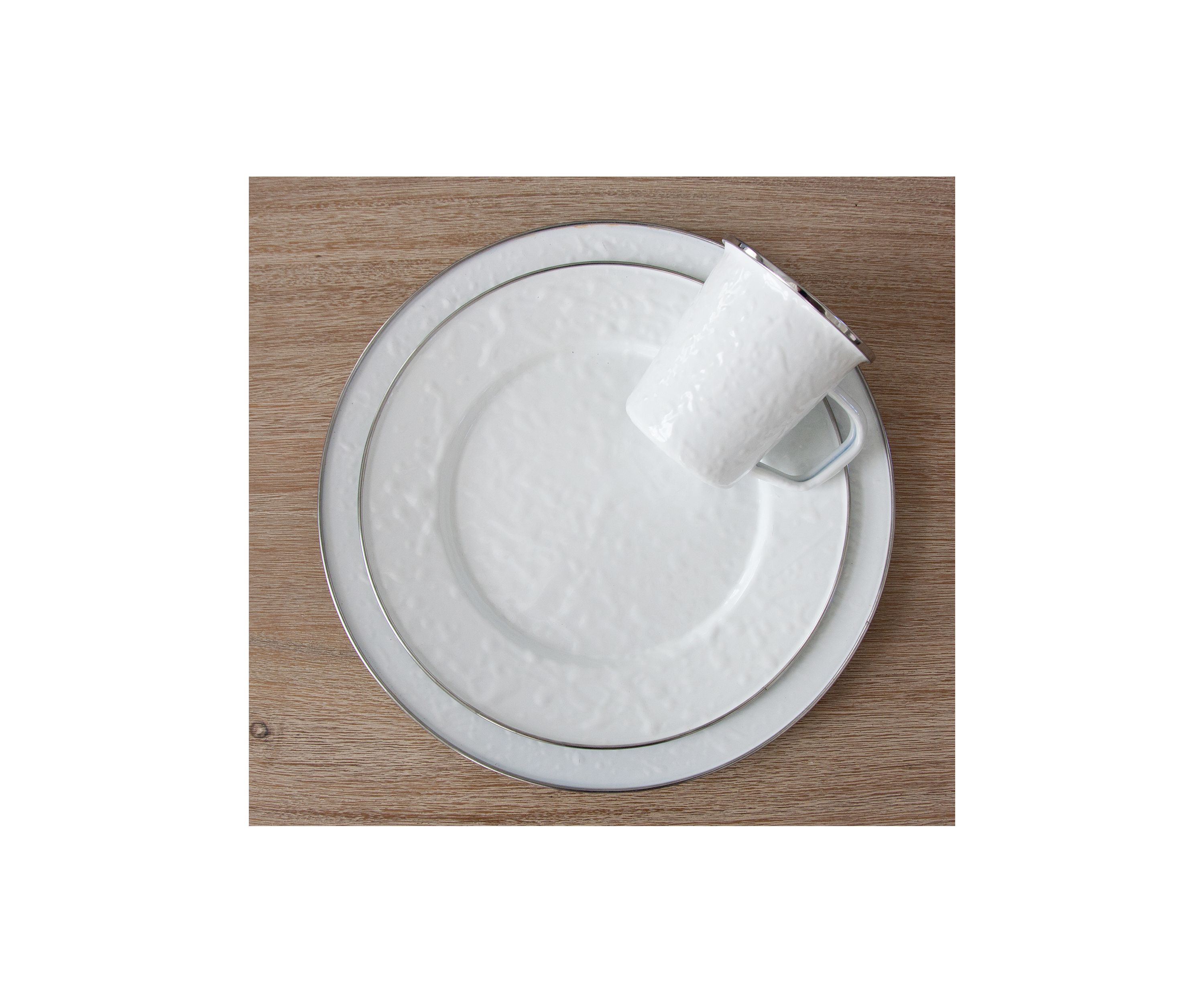 Solid White Dinner Plate