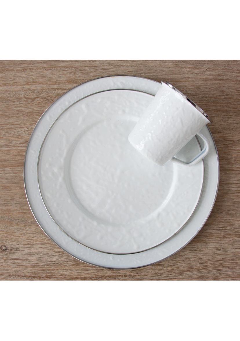 Solid White Dinner Plate