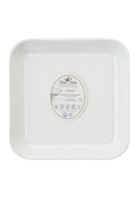 Solid White Square Tray