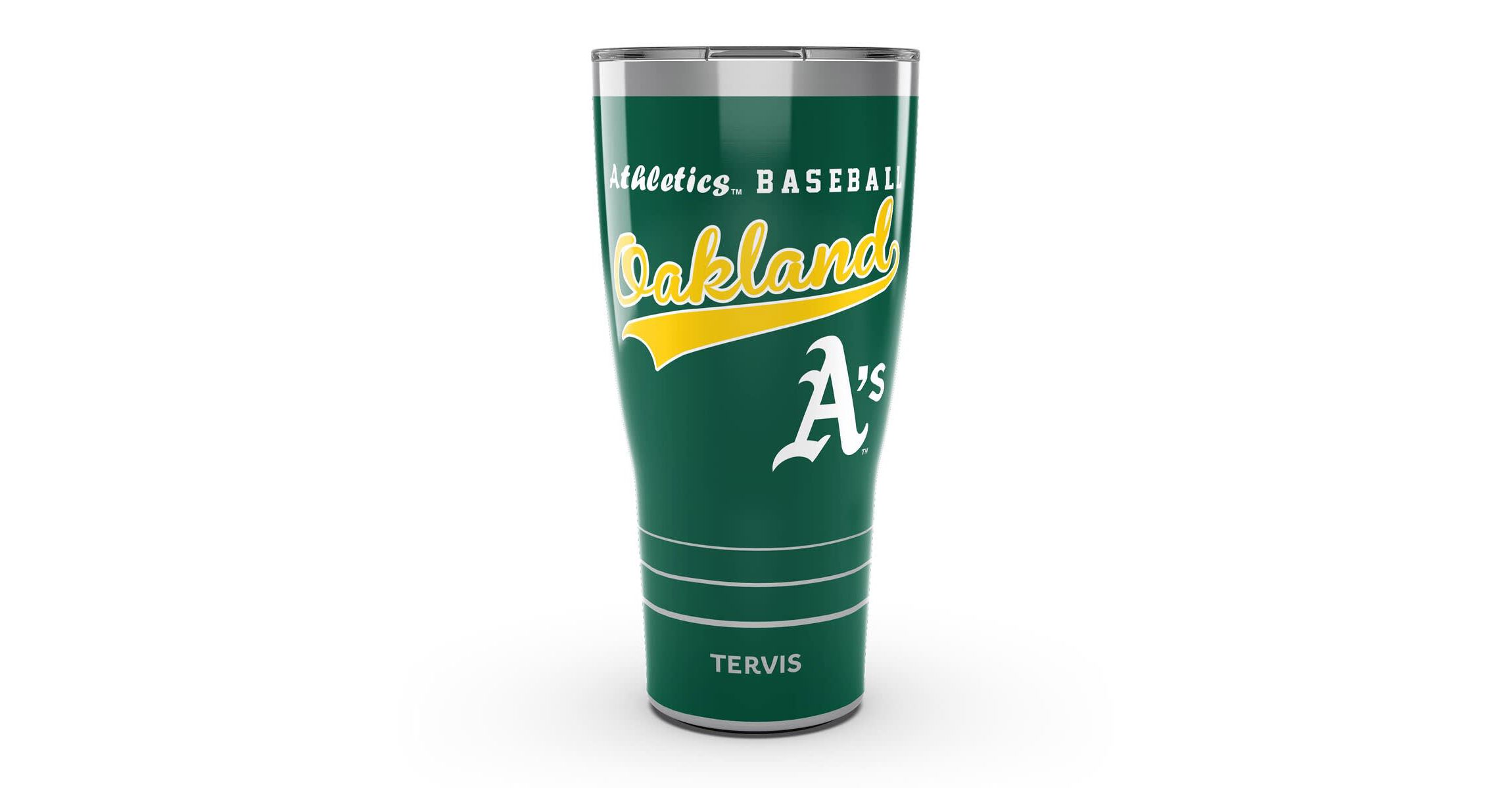 Cooperstown Teams Oakland Athletics 30oz. Vintage Stainless Tumbler