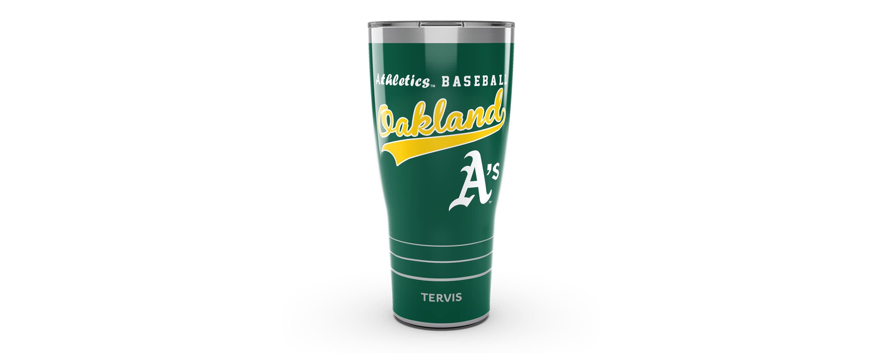 Cooperstown Teams Oakland Athletics 30oz. Vintage Stainless Tumbler