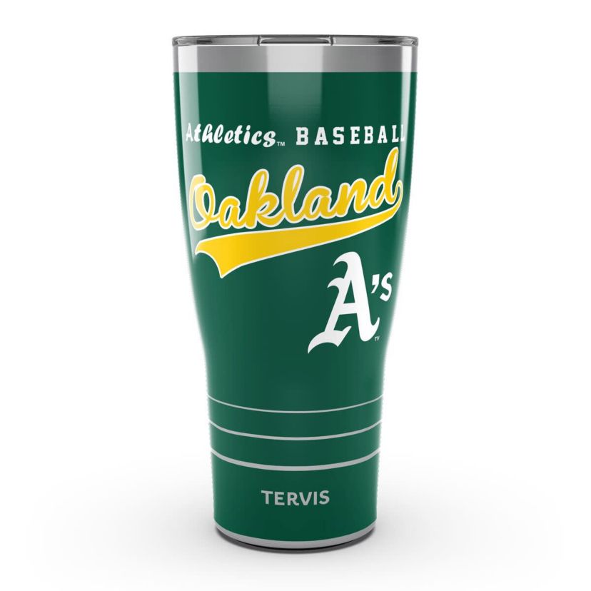 Cooperstown Teams Oakland Athletics 30oz. Vintage Stainless Tumbler