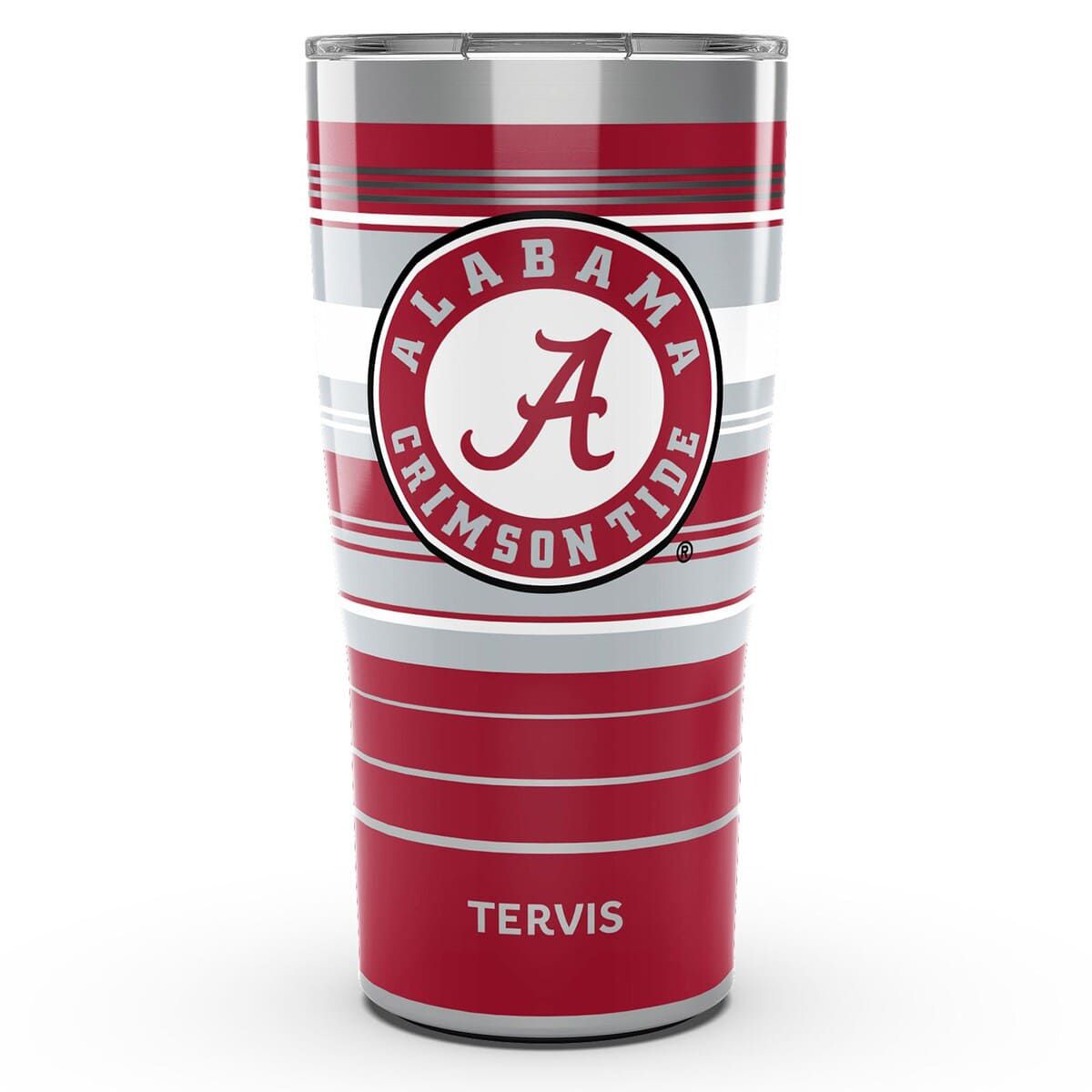 Alabama Crimson Tide NCAA Alabama Tide 20oz. Hype Stripe Stainless Tumbler