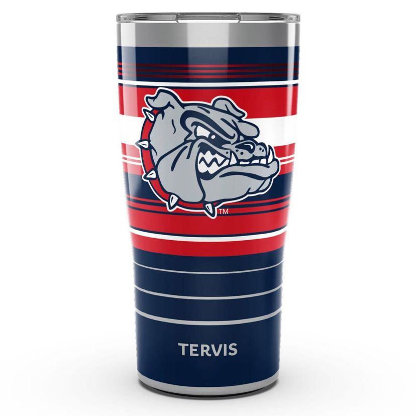 Gonzaga University Bulldogs NCAA Gonzaga Bulldogs 20oz. Hype Stripe Stainless Tumbler
