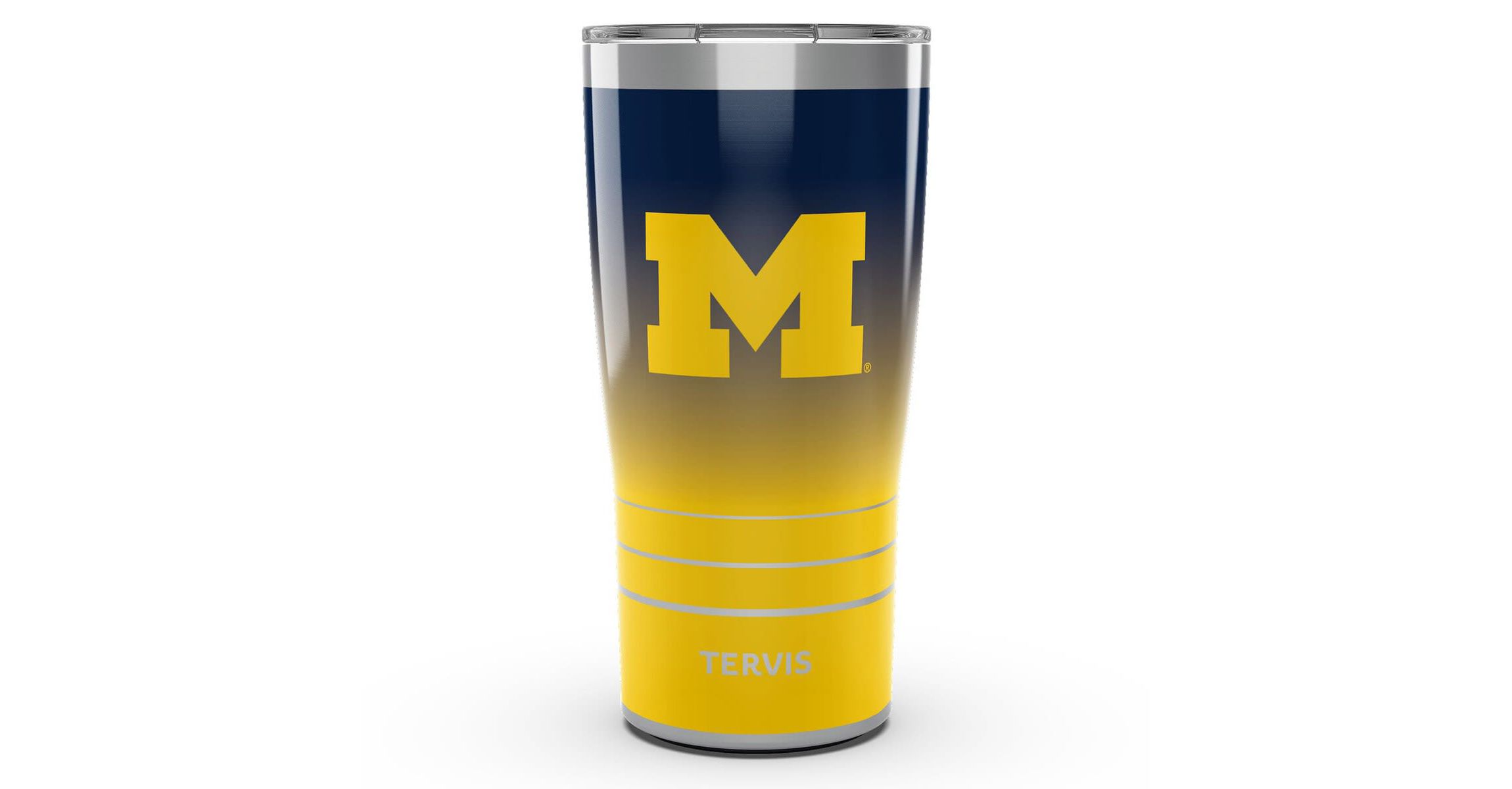 NCAA Michigan Wolverines 20oz. Ombre Stainless Tumbler