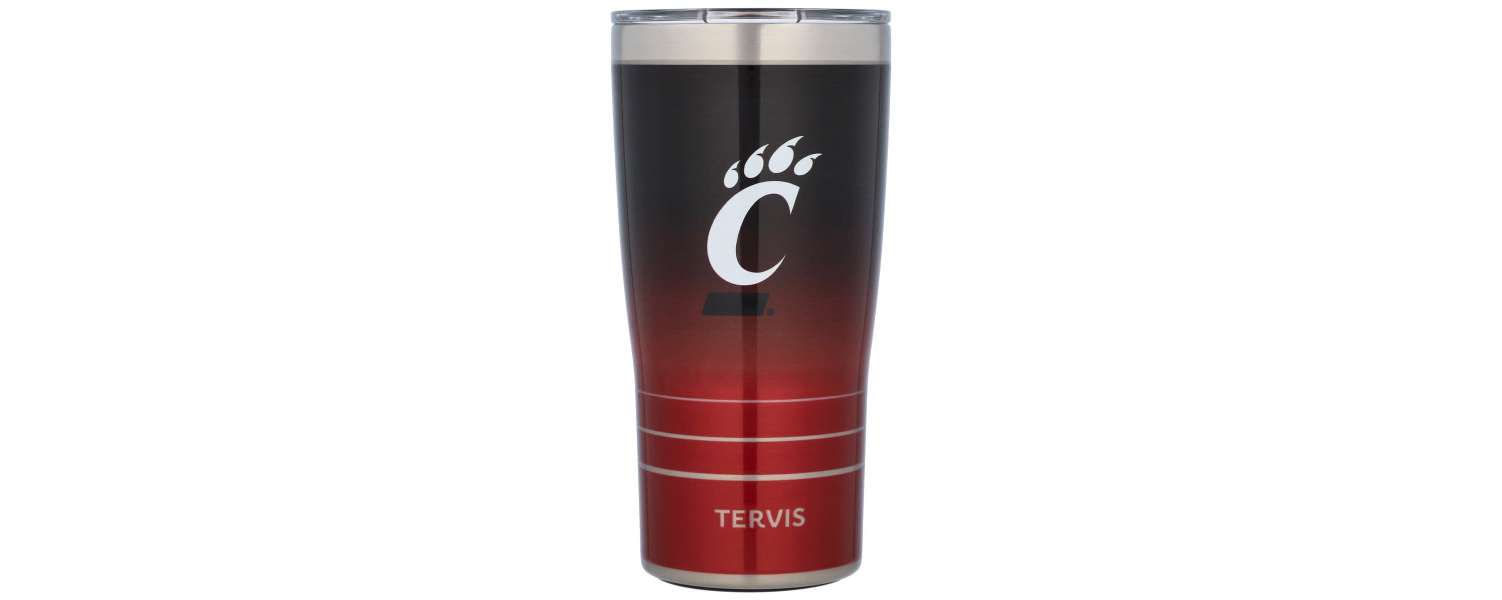 NCAA Cincinnati Bearcats 20oz. Ombre Stainless Tumbler