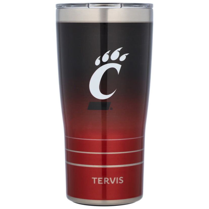NCAA Cincinnati Bearcats 20oz. Ombre Stainless Tumbler