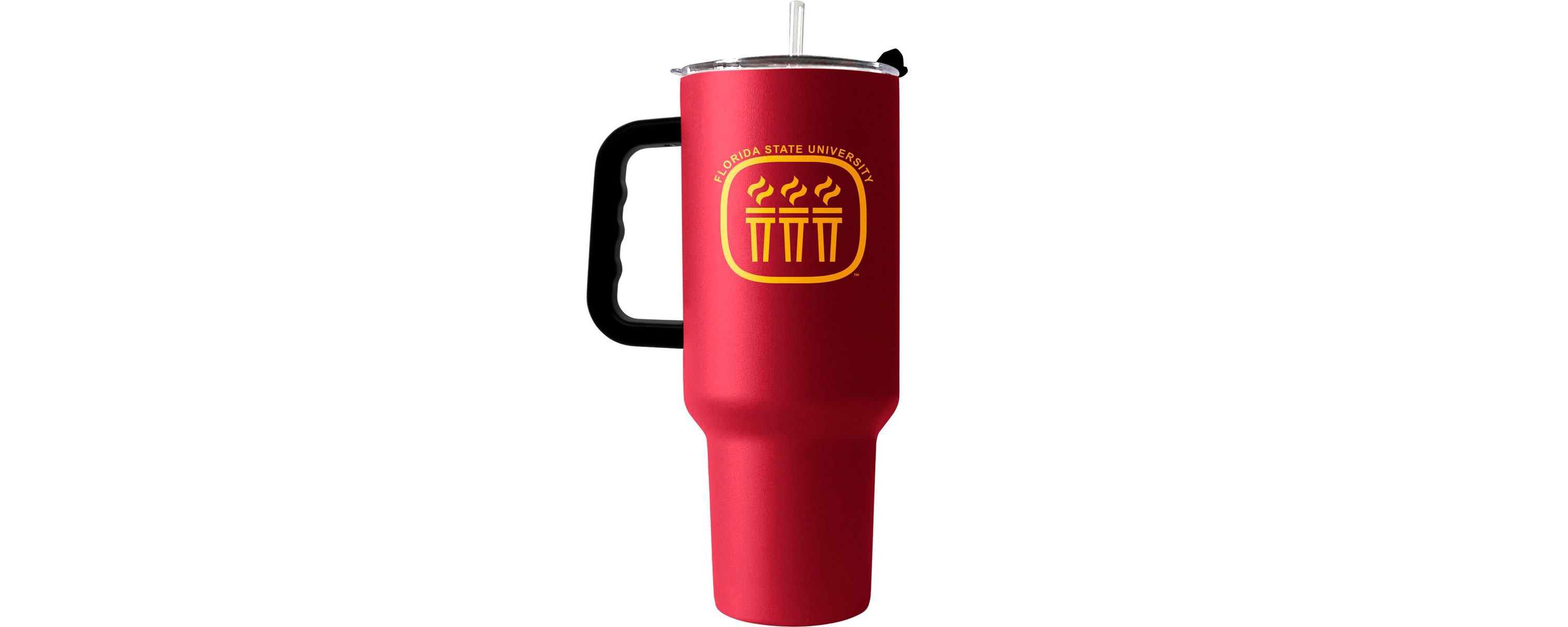 NCAA Florida State Seminoles 40oz. Powder Coat Tumbler with Handle