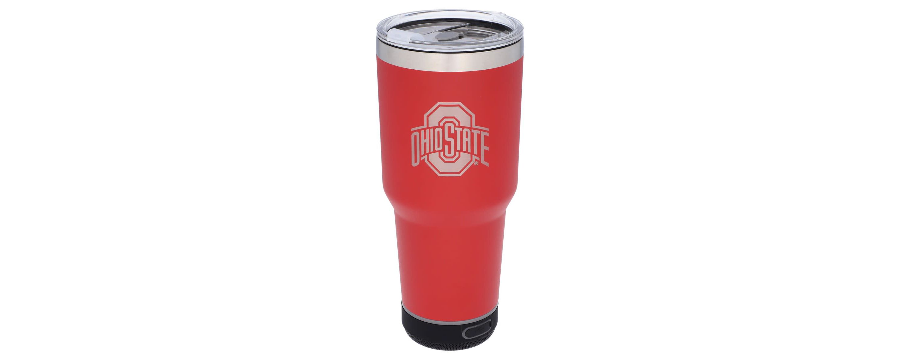 NCAA Ohio State Buckeyes 30oz. Stainless LED Bluetooth Tumbler