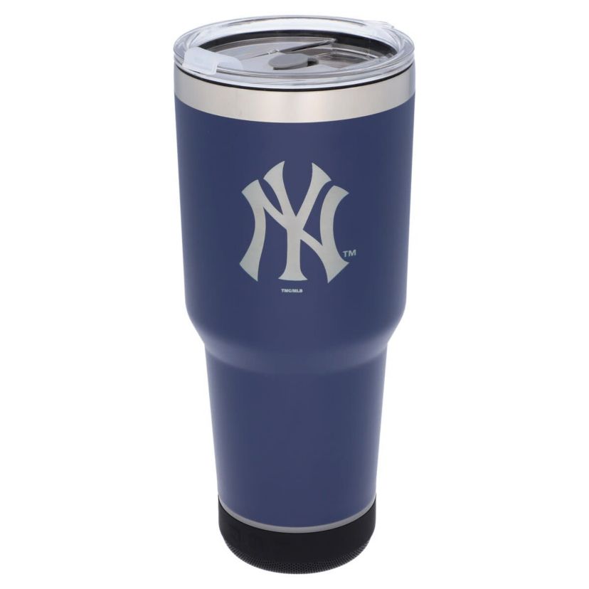 MLB New York Yankees 30oz. Stainless LED Bluetooth Tumbler