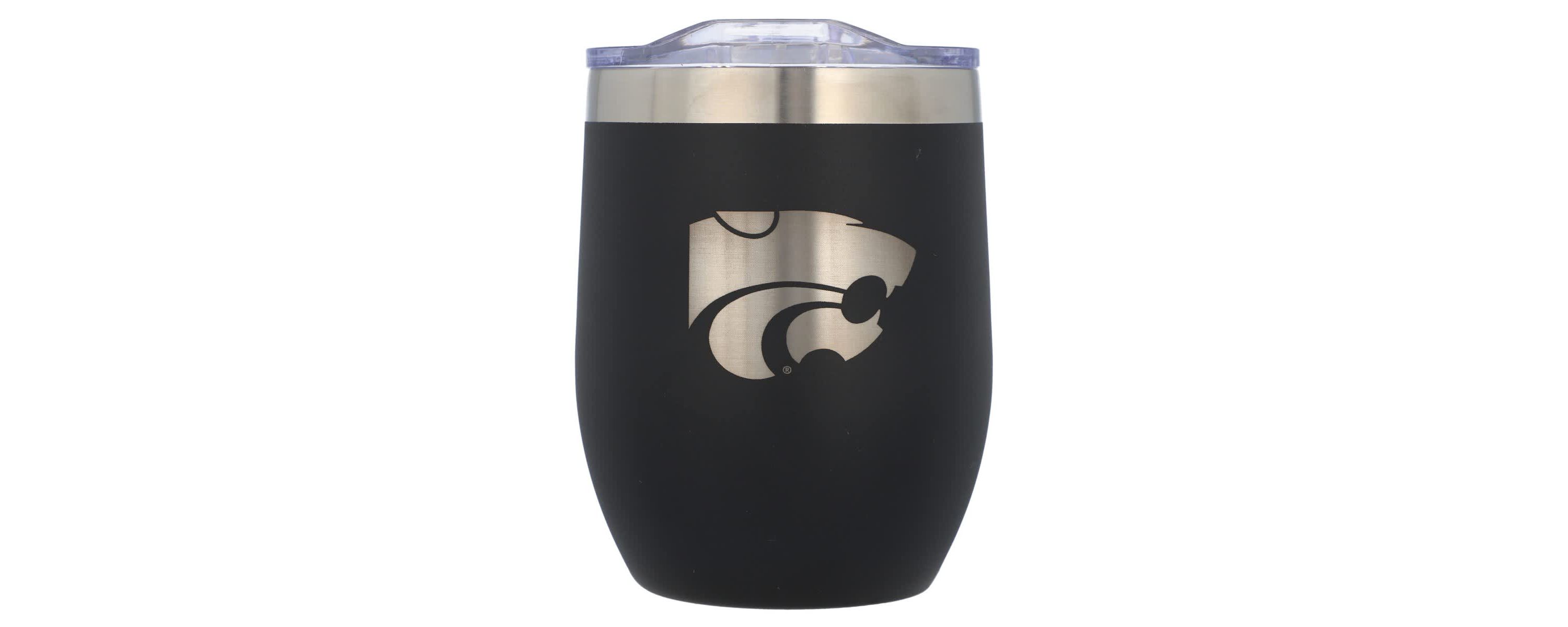 NCAA Kansas State Wildcats 16oz. Stainless Stemless Tumbler