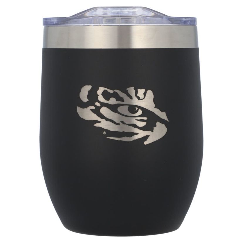NCAA LSU Tigers 16oz. Stainless Stemless Tumbler