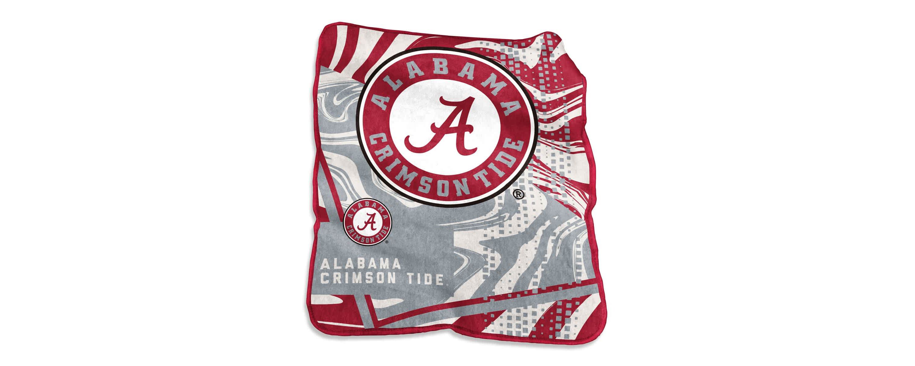 Alabama Crimson Tide NCAA Alabama Tide 50" x 60" Swirl Raschel Throw Blanket