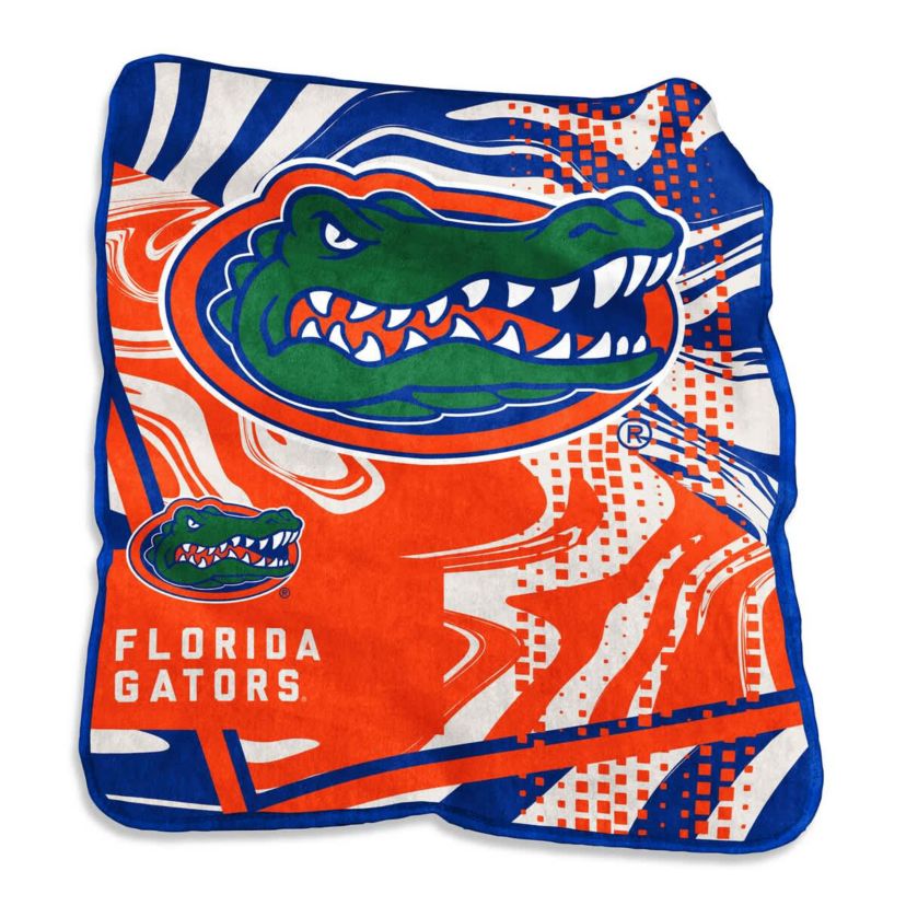 NCAA Florida Gators 50" x 60" Swirl Raschel Throw Blanket