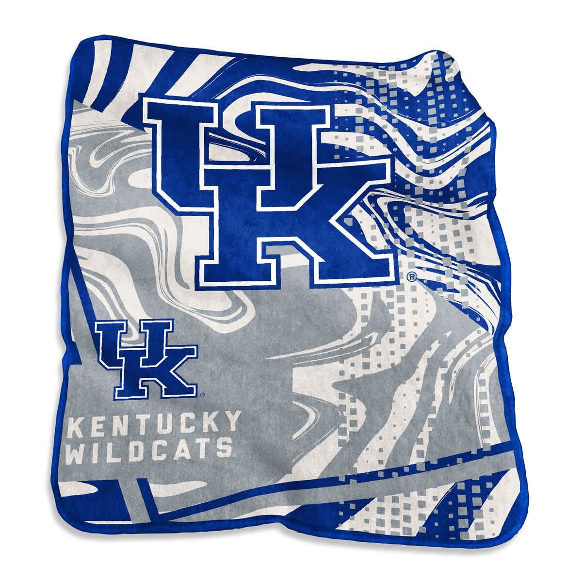 NCAA Kentucky Wildcats 50" x 60" Swirl Raschel Throw Blanket
