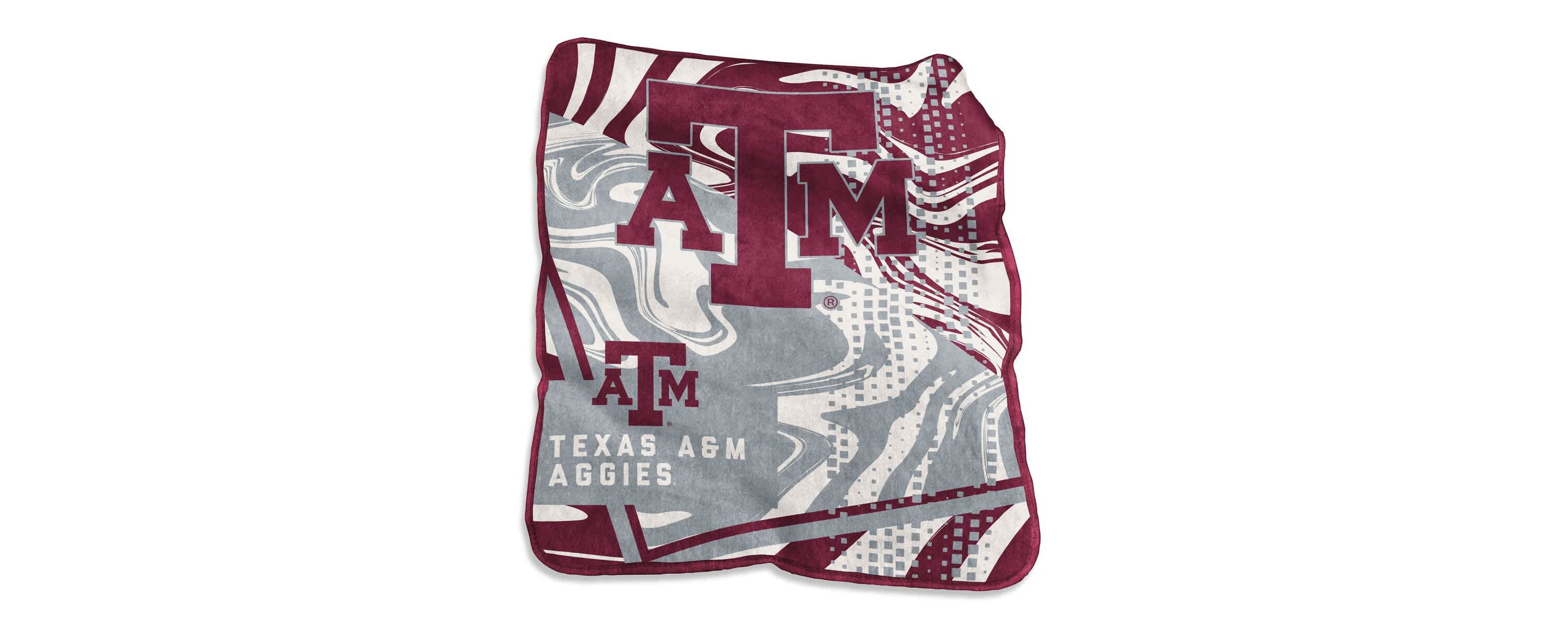 NCAA Texas A&M Aggies 50" x 60" Swirl Raschel Throw Blanket