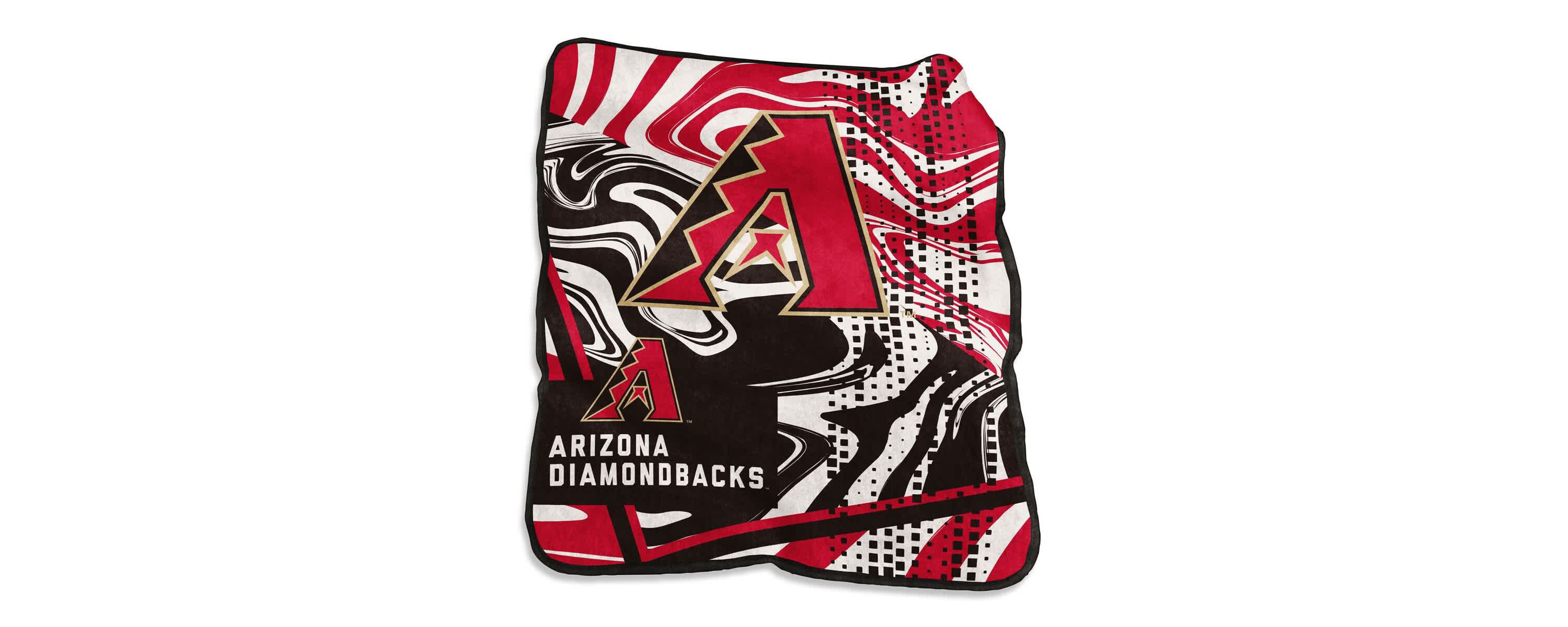 MLB Arizona Diamondbacks 50" x 60" Swirl Raschel Throw Blanket