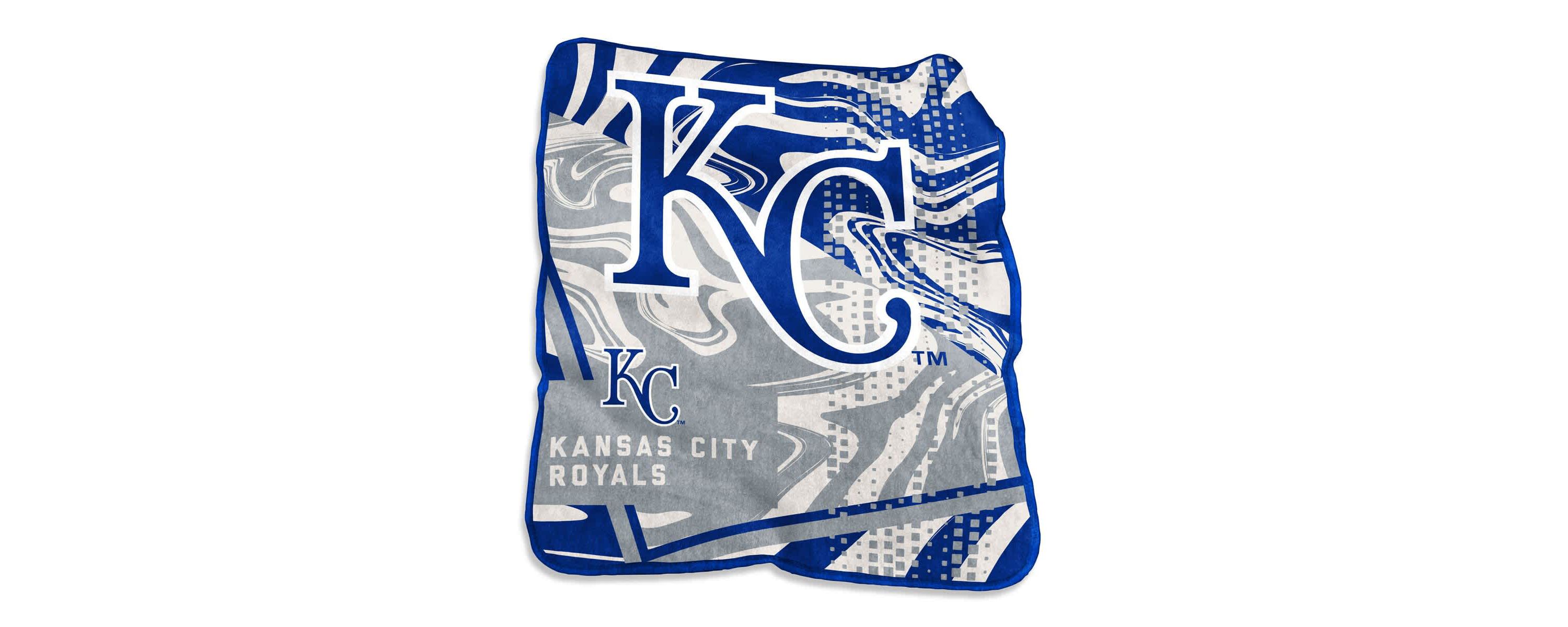 MLB Kansas City Royals 50" x 60" Swirl Raschel Throw Blanket