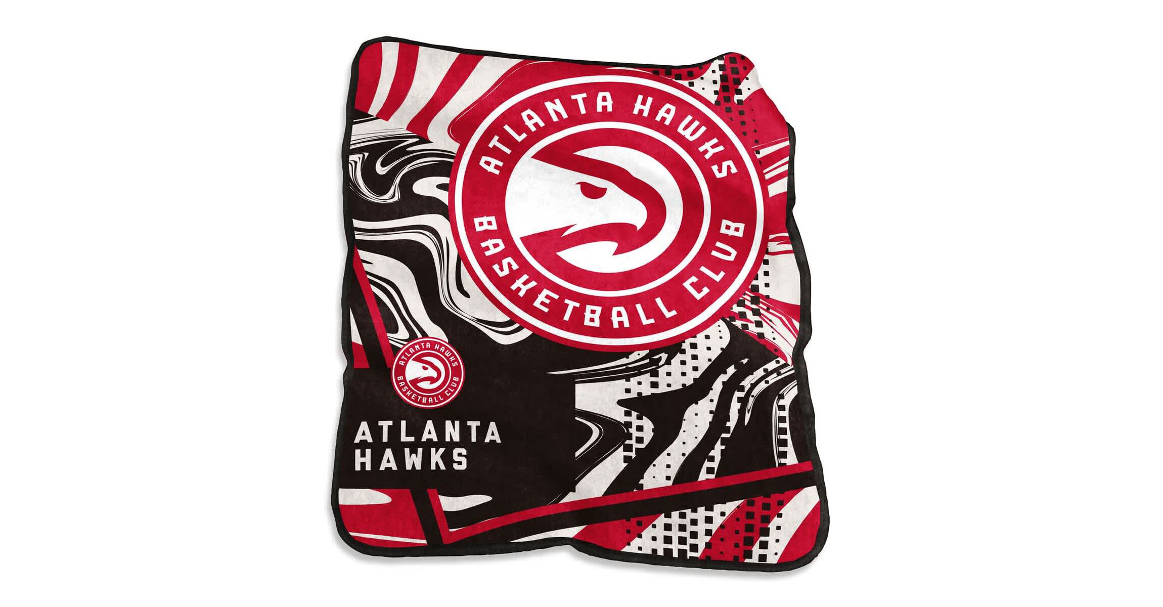 NBA Atlanta Hawks 50" x 60" Swirl Raschel Throw Blanket