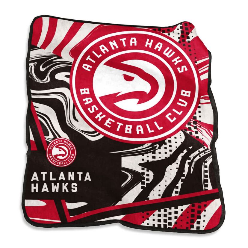 NBA Atlanta Hawks 50" x 60" Swirl Raschel Throw Blanket